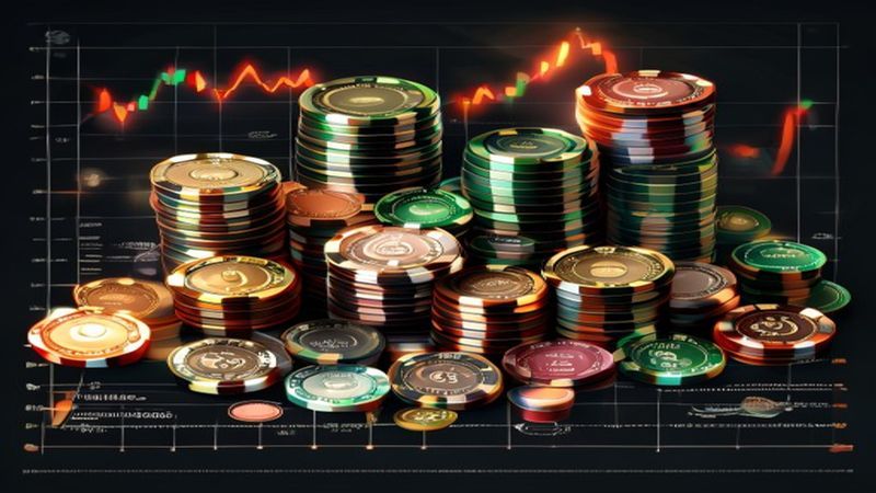 Minh họa việc chia bankroll thành nhiều phiên chơi nhỏ